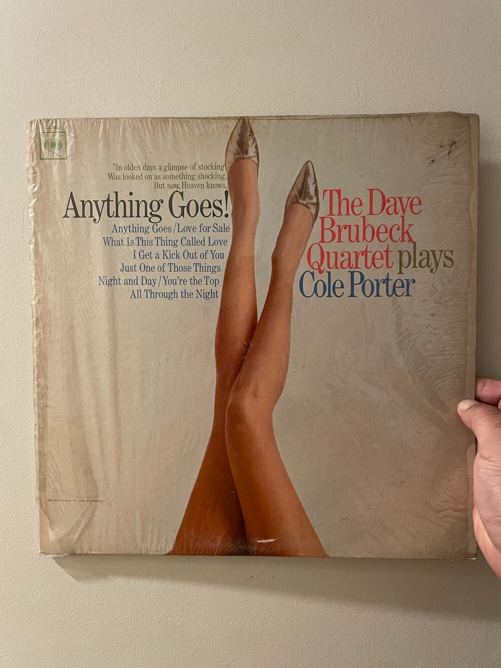 Dave Brubeck - Anything Goes LP vintage vinyl record cole porter jazz bill evans